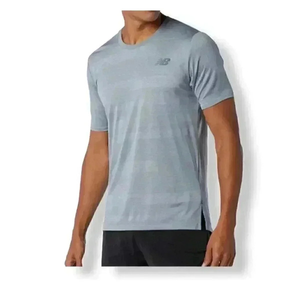 New Balance Men's Q Speed Fuel Short Sleeve tee - Picture 1 of 4